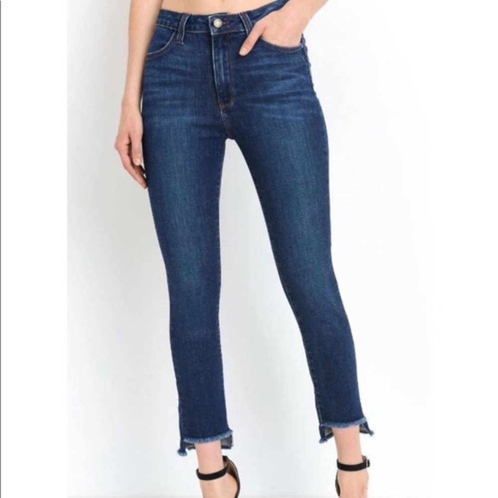 Just Black Step Hem Jeans